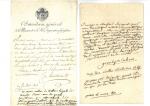 [Premier Empire] Réunion de lettres d'acheteurs et divers, 1809-1814.
5 L.A.S....