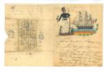 [Monarchie de Juillet] 18 pièces, 1830-1847.
Petit calendrier de 1830 découpé,...