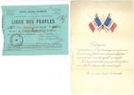 [Seconde République]  32 pièces, 1848-1851.
Lettre impr. à vignette coloriée...