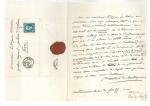 [Second Empire]  30 pièces, 1853-1867.
Carton d'invitation pour la cérémonie...