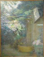 Claude FIRMIN-GOY (1864-1944)
Bassin.
Pastel signé en bas à gauche et dédié...