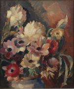 Boris PASTOUKHOFF (1894-1974)Bouquet de fleursToile signée et datée 1938 en...