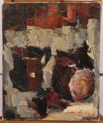 Boris PASTOUKHOFF (1894-1974)Nature morte.Toile signée.31 x 26 cm. Provenance :...