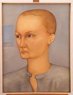 Jean MARTIN-ROCH (1905-1991)Portrait d'homme à la chemise grise. Huile sur...
