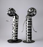 CHOMO, Roger CHOMEAUX, dit (Berlaimont, 1907 - Achères-la-Forêt, 1999)Jumeaux.Deux sculptures...