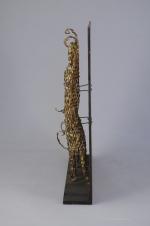 CHOMO, Roger CHOMEAUX, dit (Berlaimont, 1907 - Achères-la-Forêt, 1999).
Deux anges.

Sculpture...
