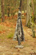 CHOMO, Roger CHOMEAUX, dit (Berlaimont, 1907 - Achères-la-Forêt, 1999)"Madone".Sculpture en...