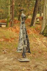 CHOMO, Roger CHOMEAUX, dit (Berlaimont, 1907 - Achères-la-Forêt, 1999)"Madone".Sculpture en...