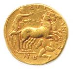 SICILE  SYRACUSE Règne d'Agathoklès 317-289Tête laurée d'Apollon à gauche....