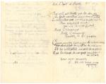 Guillaume APOLLINAIRE. ÉPREUVES en partie autographes de trois poèmes de...