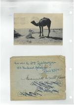 Guillaume APOLLINAIRE. Carte postale autographe signée, [Oran 3 janvier 1916],...