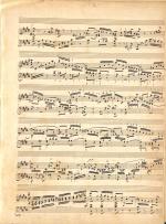 Sont présentés aux enchères plusieurs partitions manuscrites que Fauré composa...