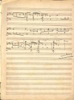 Sont présentés aux enchères plusieurs partitions manuscrites que Fauré composa...