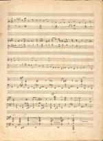 Gabriel FAURÉ (1845-1924), 1 pièceManuscrit musical autographe intitulé " Petite...