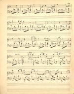 Gabriel FAURÉ (1845-1924), 2 piècesManuscrit musical (copie ?) intitulé "...