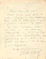 César FRANCK (1822-1890), 1 pièceL.A.S. ou L.S., s.d., 1 page...