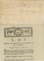 [Louis XVI - Militaria - Madame Adélaïde - Exil] 3...