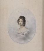 Jean-Baptiste ISABEY (1767 - 1855), d'après.Portrait Dorothée de Courlande, duchesse...