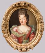 École FRANÇAISE vers 1690.Portraits présumés du duc et de la...