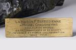 Antoine-Louis BARYE (Paris, 1796-1875) Thésée combattant le centaure Biénor.Bronze à...