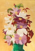 Moïse KISLING (Cracovie, 1891 - Sanary-sur-Mer, 1953)Bouquet de fleurs.Toile signée...