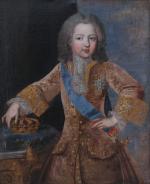 D'après Pierre GOBERT (Fontainebleau, 1662 - Paris, 1744)
Portrait de Louis...