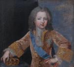 D'après Pierre GOBERT (Fontainebleau, 1662 - Paris, 1744)
Portrait de Louis...