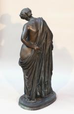 Eugène-Louis LEQUESNE (France, 1815 - 1887) "La Reconnaissance".Bronze signé sur...