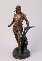 Émile André BOISSEAU (Varzy, 1842 - Paris, 1923)
"Ense et Aratro"
Bronze...