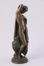 James PRADIER (Genève, 1790 - Paris, 1852), d'après, Phryné. Bronze...