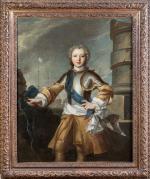 École FRANÇAISE du XVIIIe,suiveur de Jean-Marc NATTIER (Paris, 1685-1766)Portrait dit...