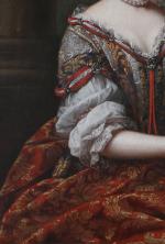 Henri GASCARD (1635-1701), attribué àPortrait de dame tenant une couronne...