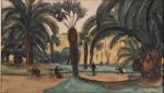 Louis Robert  ANTRAL (1895-1939)Madrid, 1931.Crayon et aquarelle titré et...