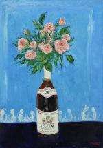 Jean-Pierre LAGRUE (né à Paris en 1939)
Bouquet à la bouteille...