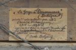 Charles Philogène TSCHAGGENY  (1815-1894)
"La forge à Douarnenez"
Toile signée et...