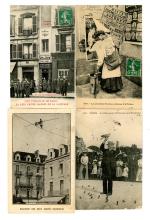 [PARIS] Env. 600 cartes postales anciennes et cpsm, en album,...