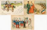 [RUSSIE] Réunion de 52 cartes postales anciennes, visites officielles et...