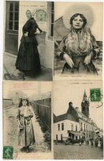 [NORD/PAS-DE-CALAIS/PICARDIE] env. 670 cartes postales anciennes et cpsm, dont album...