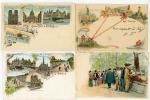 [PARIS] 110 cartes postales anciennes et cpsm, illustrations et gravures,...