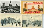[PARIS] 105 cartes postales anciennes, cpsm et qqs chromos, expositions...