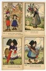 [ILLUSTRATEUR] 63 cartes postales, illustrées par Jean-Jacques WALTZ dit HANSI,...