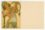 [ILLUSTRATEUR] Carte postale artistique illustrée par Alfons MUCHA, 3ème série,...