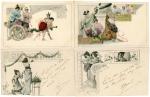 [ILLUSTRATIONS] 72 cartes postales anciennes, " Viennoises " et type...