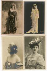 [ARTISTES] env. 255 cartes postales anciennes et cpsm, artistes féminines...