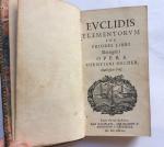 EUCLIDE D'ALEXANDRIE. Euclidis elementorum sex priores libri recogniti. Opera Ch....