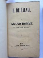 BALZAC, Honoré de . Un grand homme de province à...