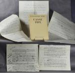 CELINE, Louis-Ferdinand. 
Casse-pipe.
Paris, Chambriand, 1949.

In-12, 150 pages, broché, couvertures de...
