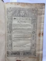 ARISTOTE. Logica Aristotelis, libri logicorum ad archetypos recogniti, cum novis...