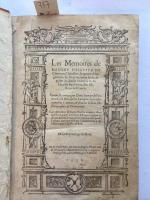 COMMINES, Phlippe de. Les Mémoires de Messire Philippe de Commines,...