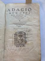 ERASME. Adagiorum opus Des. Erasmi Roterodami ex postrema autoris recognitione....